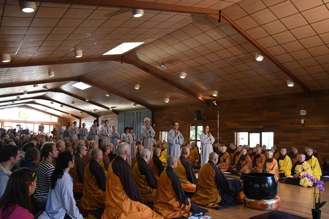 Chùm ảnh: Trang nghiêm lễ xuất gia tại Làng Mai ảnh 11 11lm.jpg