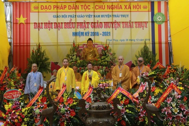 Thái Bình: Đại hội đại biểu Phật giáo huyện Thái Thụy ảnh 3 IMG_5051_640x427.JPG