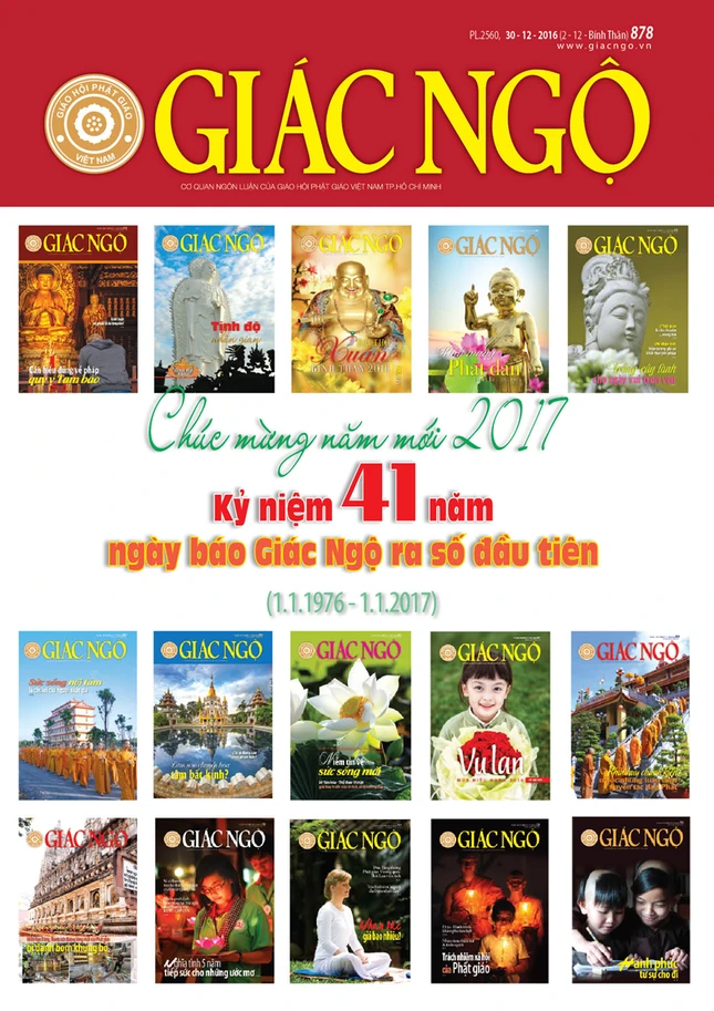 Chào 2017, kỷ niệm 41 năm báo Giác Ngộ ra số đầu tiên ảnh 1 b1x.jpg