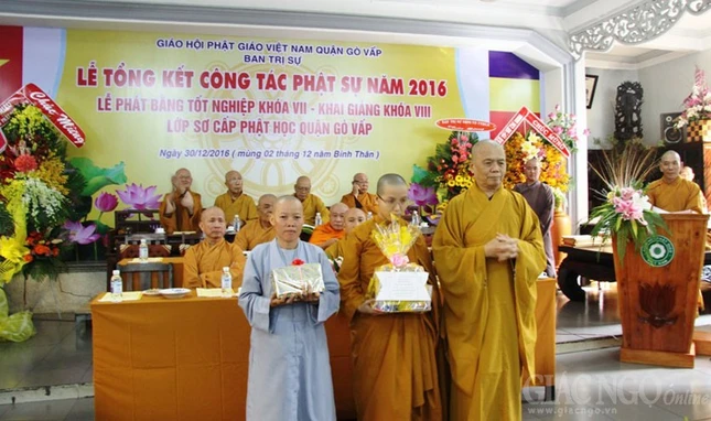 Phật giáo quận Gò Vấp tổng kết Phật sự năm 2016 ảnh 10 11gv.jpg