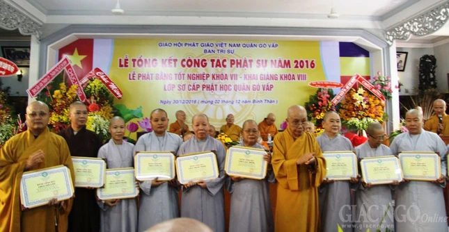 Phật giáo quận Gò Vấp tổng kết Phật sự năm 2016 ảnh 5 5gv.jpg