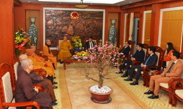 GHPGVN, Phật giáo Hà Nội chúc Tết các ban ngành T.Ư ảnh 5 GHPGVN, Phật giáo Hà Nội chúc Tết các ban ngành T.Ư ảnh 5