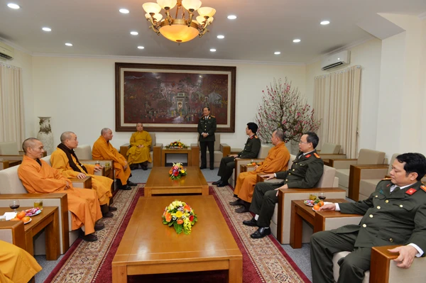 GHPGVN, Phật giáo Hà Nội chúc Tết các ban ngành T.Ư ảnh 9 GHPGVN, Phật giáo Hà Nội chúc Tết các ban ngành T.Ư ảnh 9