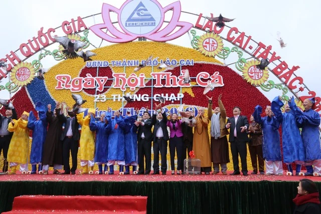 Ngày hội thả cá phóng sinh tại Lào Cai ảnh 2