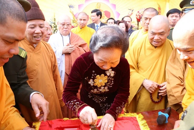 Quảng Ninh: Rộn ràng khai hội Xuân Yên Tử 2017 ảnh 32