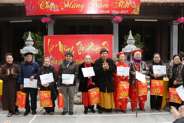 Hà Nội: Lễ mừng thọ chùa Liên Phái ảnh 2