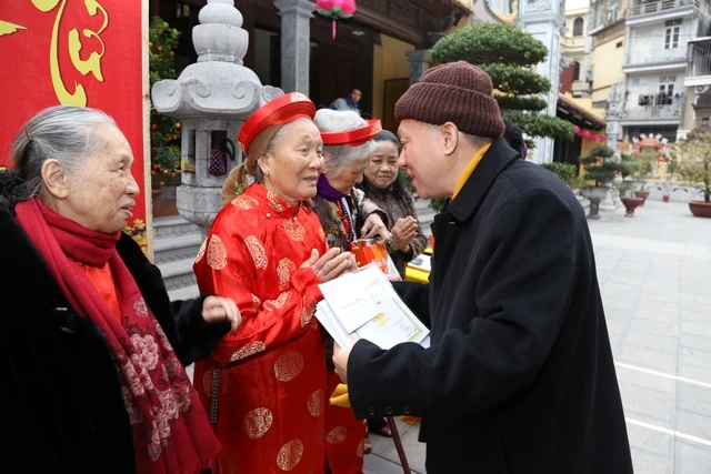 Hà Nội: Lễ mừng thọ chùa Liên Phái ảnh 1