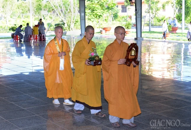 Khai giảng khóa tu tại Học viện sau Tết Nguyên đán ảnh 1 Khoa tu ngay 12-2-2017 (1).jpg