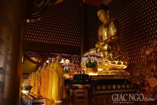 Khai đàn Pháp hội Dược Sư tại chùa Huê Nghiêm ảnh 4 ANHBT (14).JPG