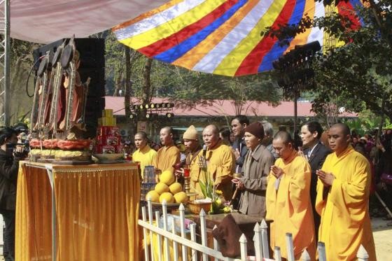 Thanh Hóa: Chùa Mèo và chùa Thiên Sơn đúc chuông ảnh 1 rotdong 1.jpg