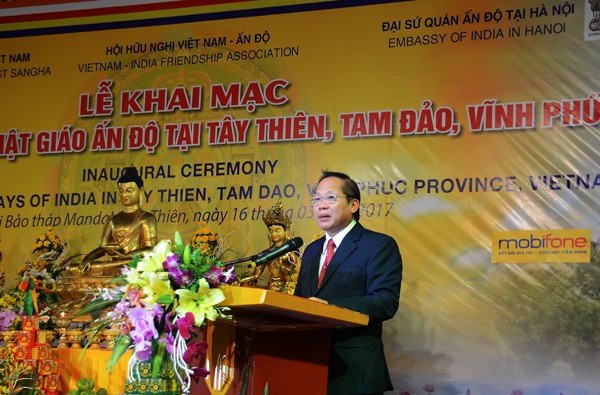 Vĩnh Phúc: Khai mạc Ngày Văn hóa Phật giáo Ấn Độ ảnh 5 Vĩnh Phúc: Khai mạc Ngày Văn hóa Phật giáo Ấn Độ ảnh 5