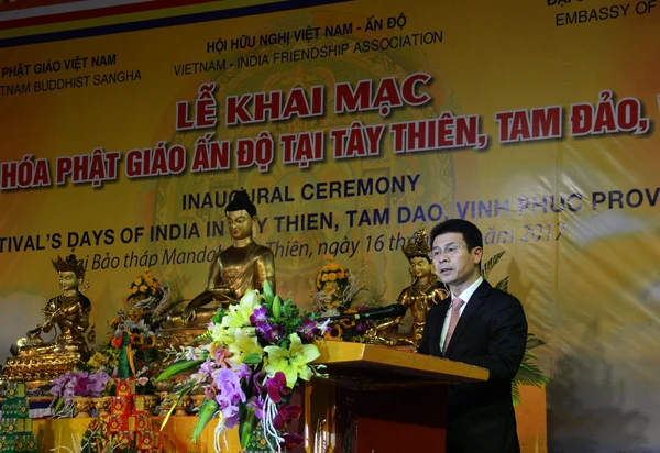 Vĩnh Phúc: Khai mạc Ngày Văn hóa Phật giáo Ấn Độ ảnh 8 Vĩnh Phúc: Khai mạc Ngày Văn hóa Phật giáo Ấn Độ ảnh 8