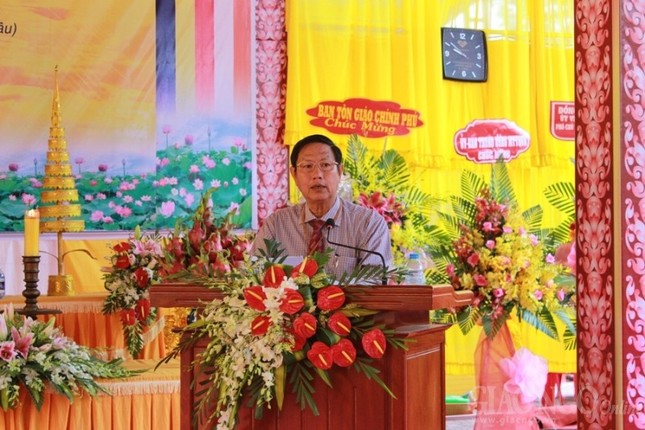 Đặt đá xây dựng Học viện Phật giáo Nam tông Khmer ảnh 9 13.jpg