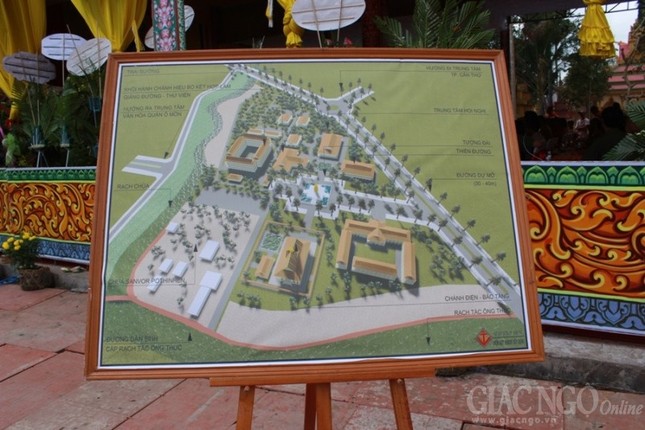 Đặt đá xây dựng Học viện Phật giáo Nam tông Khmer ảnh 22 28.jpg