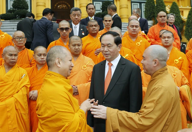 Tiếp đoàn Phật giáo An Nam tông tại trụ sở TƯGH ảnh 7 chu-tich-nuoc-1-1490605627939.jpg