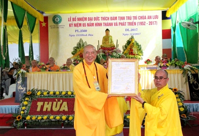 Bổ nhiệm trú trì niệm Phật đường An Lưu ảnh 2 3.jpg