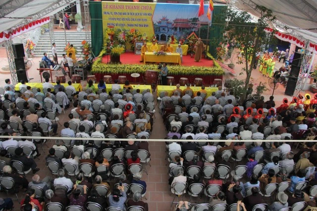 Thái Bình: Khánh thành, khai mạc lễ hội chùa Vạn Xuân ảnh 5 IMG_9827.JPG