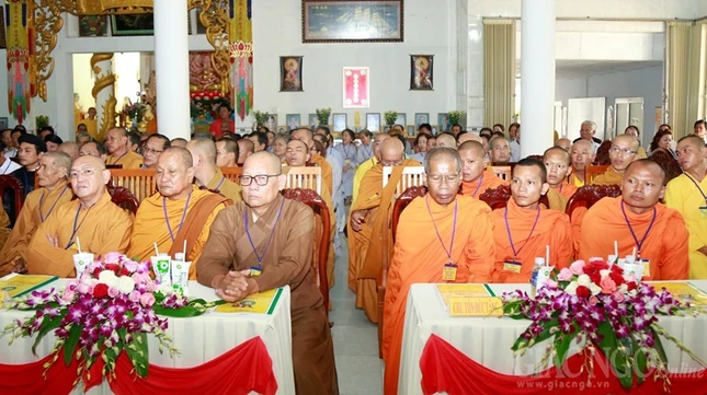 Trang nghiêm tổ chức Đại hội Phật giáo tỉnh Hậu Giang ảnh 17 H10.jpg