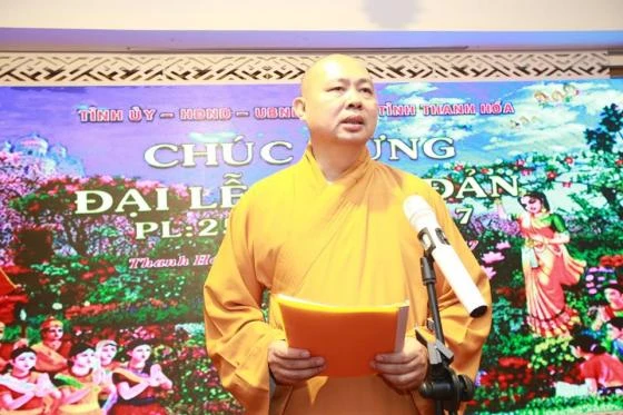 Lãnh đạo tỉnh gặp mặt chức sắc Phật giáo Thanh Hóa nhân đại lễ Phật Đản