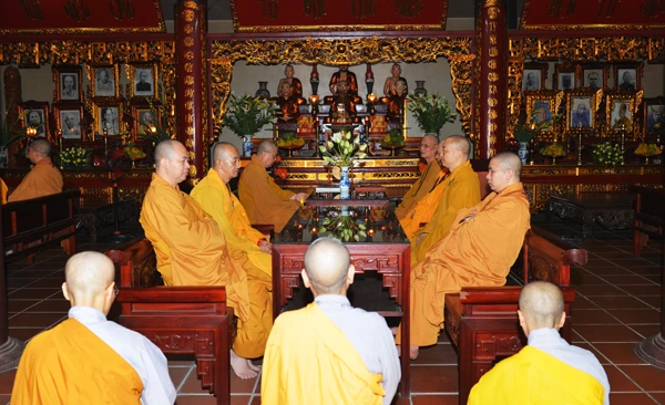 Trường hạ chùa Quán Sứ làm lễ tác pháp an cư ảnh 1