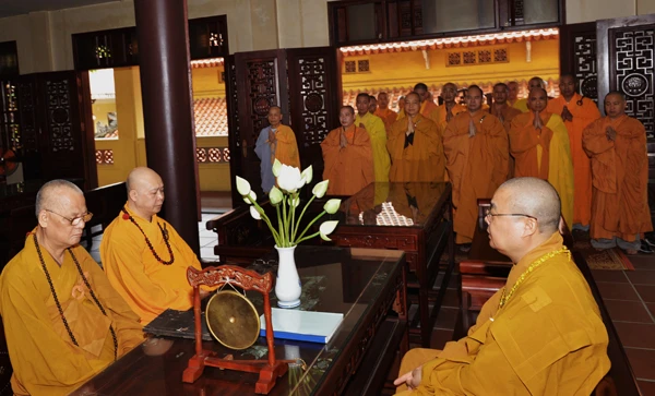 Trường hạ chùa Quán Sứ làm lễ tác pháp an cư ảnh 3