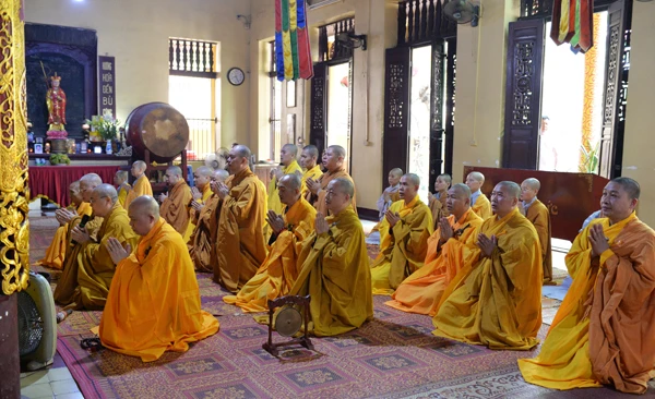 Trường hạ chùa Quán Sứ làm lễ tác pháp an cư ảnh 7
