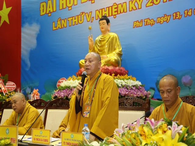 Trọng thể tổ chức Đại hội Phật giáo tỉnh Phú Thọ lần V ảnh 7