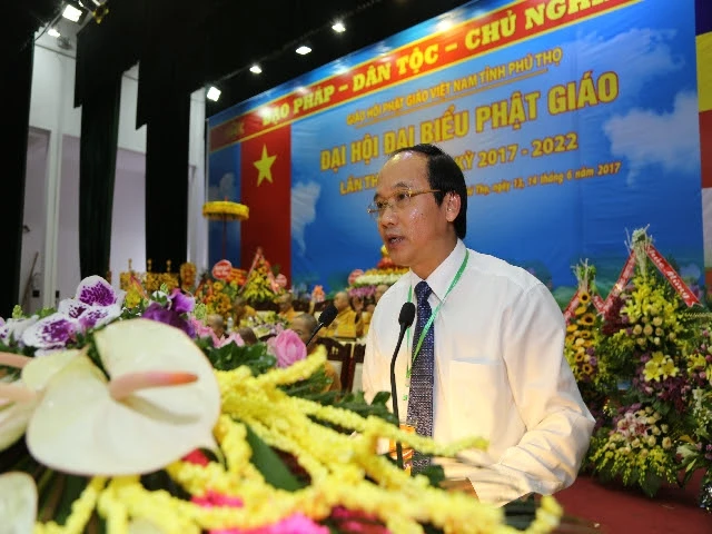 Trọng thể tổ chức Đại hội Phật giáo tỉnh Phú Thọ lần V ảnh 9