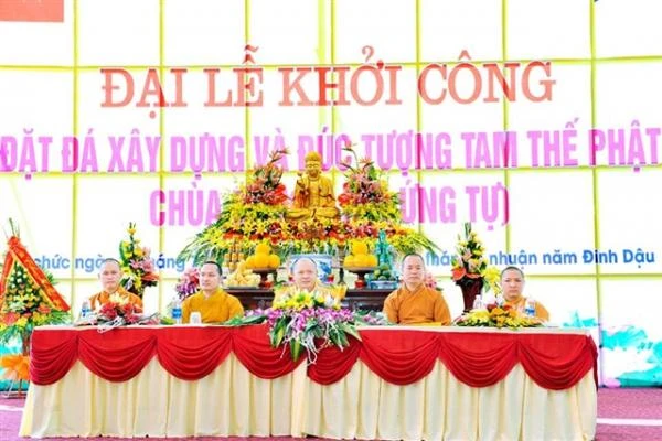 Lễ khởi công xây dựng chùa Đồng (Linh Ứng tự) – Quảng Xương