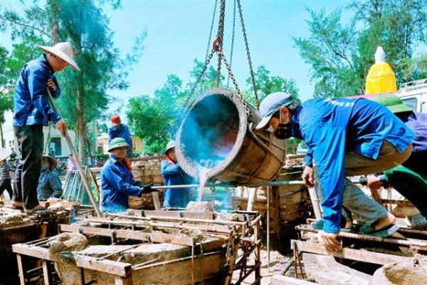 Lễ khởi công xây dựng chùa Đồng (Linh Ứng tự) – Quảng Xương