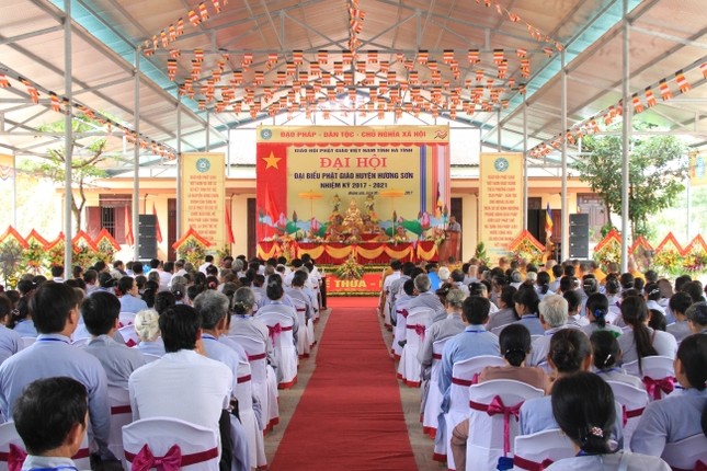 Hà Tĩnh: Đại hội Phật giáo huyện Hương Sơn ảnh 2 dai hoi phat giao huong son18.jpg