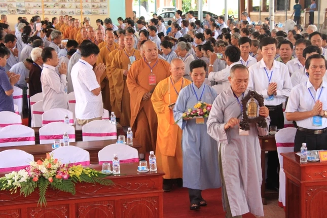 Hà Tĩnh: Đại hội Phật giáo huyện Hương Sơn ảnh 1 dai hoi phat giao huong son2.jpg