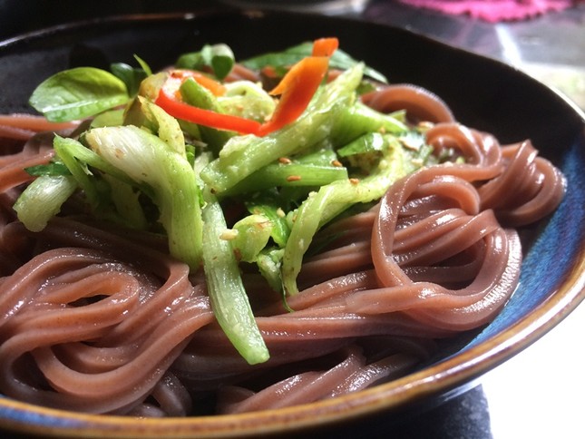 Món chay dễ làm: Bún lứt trộn bạc hà ảnh 1 image1.jpg