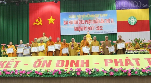 Trang nghiêm Đại hội Phật giáo tỉnh Trà Vinh ảnh 8 18tv.jpg