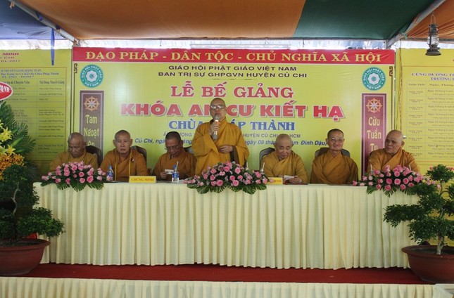 TP.HCM: Bế giảng khóa an cư của Phật giáo H.Củ Chi ảnh 6 10cc.jpg