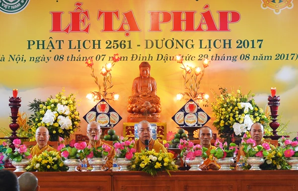 Hà Nội: Lễ tạ pháp tại trường hạ Quán Sứ ảnh 4 dsc_7646.jpg