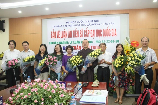 Một Đại đức bảo vệ thành công luận án Tiến sĩ ảnh 2 img_9461_2.jpg