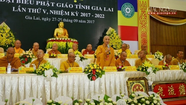 Trang nghiêm tổ chức Đại hội Phật giáo tỉnh Gia Lai ảnh 10 H12.jpg