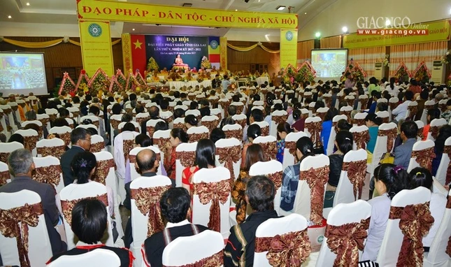 Trang nghiêm tổ chức Đại hội Phật giáo tỉnh Gia Lai ảnh 20 H2.jpg