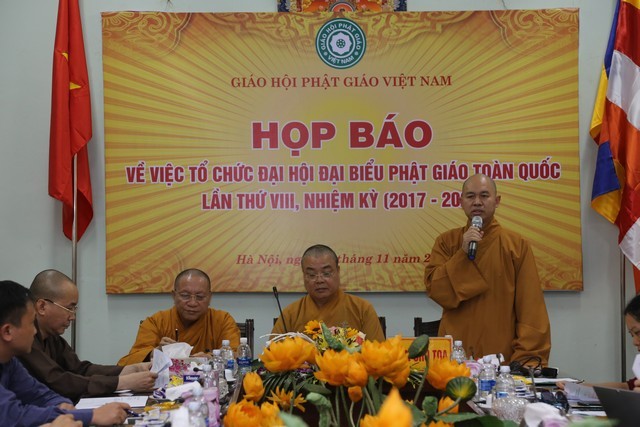 Họp báo về Đại hội Phật giáo toàn quốc lần VIII ảnh 1 img_7105_jpg.jpg