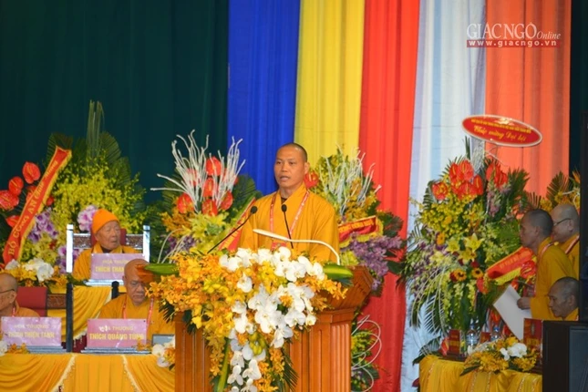 Bế mạc Đại hội Phật giáo toàn quốc lần thứ VIII ảnh 3 1 bemac.jpg