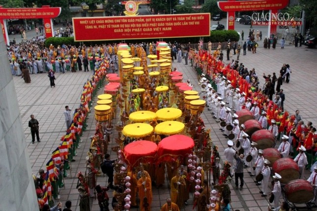 Những khoảnh khắc Đại hội VIII của GHPGVN ảnh 4 1.jpg