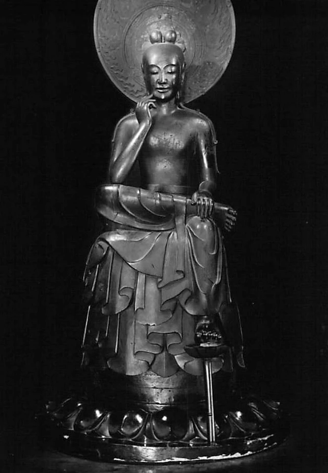 Tượng Di Lặc Nhật Bản, thuộc triều đại Asuku Tuong Phat Di Lac Nhat ban, thuoc trieu dai Asuku.jpg