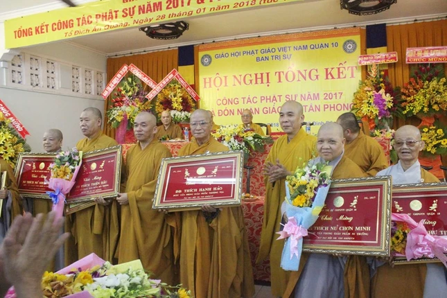 Phật giáo Q.10 tổng kết Phật sự năm 2017 ảnh 4 9q.jpg