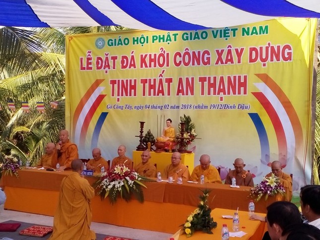 Tiền Giang: Đặt đá xây dựng tịnh thất An Thạnh ảnh 1 a huuduc 1.jpg