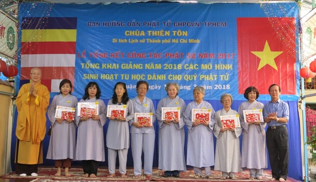 Chùa Thiên Tôn khai giảng chương trình tu học 2018 ảnh 3 minhly.4.JPG