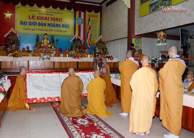 Long An: Khai mạc Đại giới đàn Hoằng Đức ảnh 8 la-4.jpg