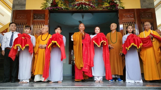 Chùa Đức Hòa, Linh Nghĩa khánh thành, Phước Quang đúc tượng ảnh 2 a22.jpg