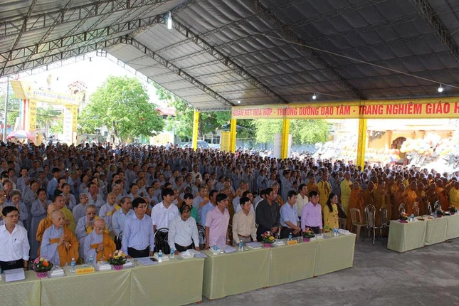 Bình Định: Đại lễ Phật đản tại chùa Giáo Hội Tỉnh ảnh 4 a bd 4.jpg