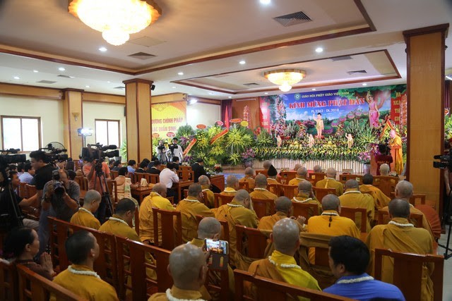 Hà Nội: Đại lễ Phật đản PL.2562 tại Trụ sở GHPGVN ảnh 1 hn 8.jpg